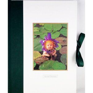 Anne Geddes Vintage Baby Photo Album 1997 Lily Pad  Unused Keepsake with Ribbon